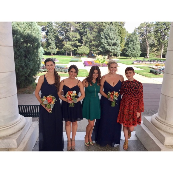 Emerald Green Party Dress - Picture 4 of 4